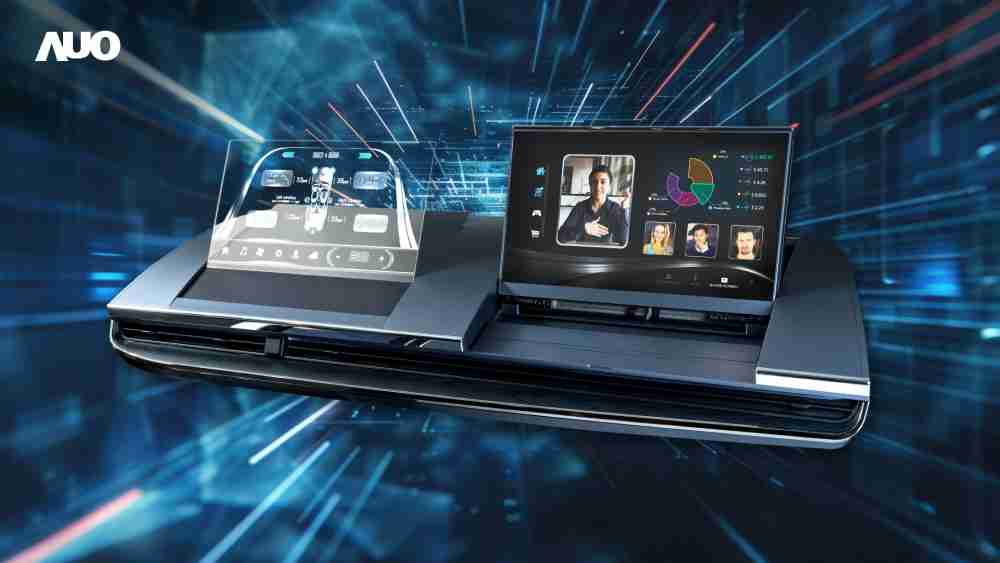 JDB电子Micro LED Display HMI解决方案打造透明Micro LED前座仪表，，，，呈现信息并保留驾驶视野开阔；亦为副驾驶座乘客打造收放自如的Micro LED屏幕，，在不影响显示质量的前提于显示区内建镜头，，让用户能与视讯对象直接眼神接触，，提供绝佳的双向沟通体验