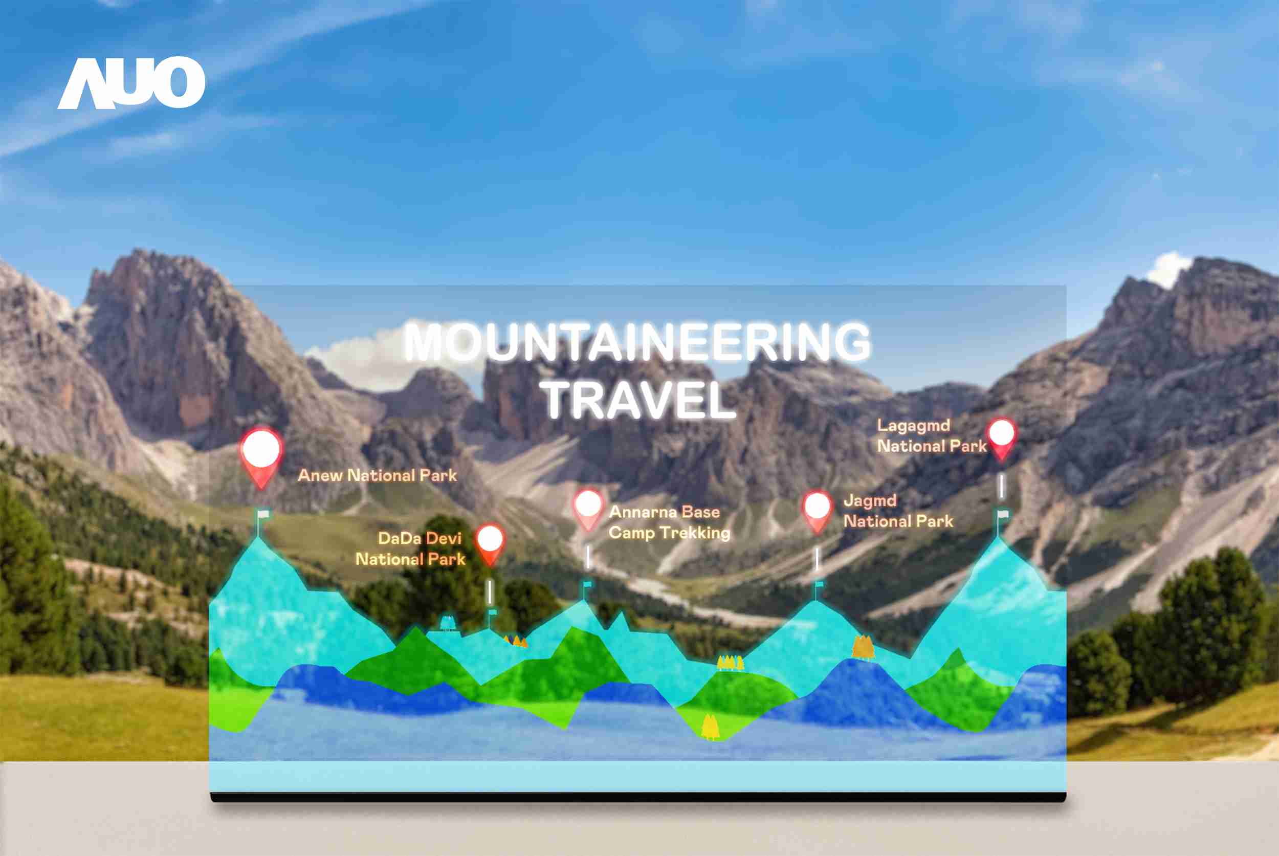 JDB电子展示全球单片尺寸最大(*)42吋透明Micro LED显示器拼接而成的〝64吋透明Micro LED显示器〞，，，，具备高透明度、、1,000 nits高亮度、、、广色域、、采用三边无边框的无缝拼接等多重特色，，，呈现超高清、、细腻画质而不遮挡后方视觉，，满足层峰需求，，，可广泛运用于零售、、、艺术展览或商业空间等场域